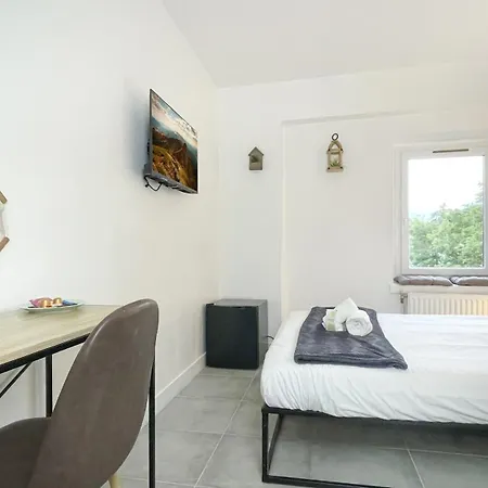 Maison d'hôtes La Coloc Choco - Belle Colocation En Hypercentre / 5 Privées / Salle De Bains Privative / Proche Gare Et Tram / Wifi Et Netflix Annemasse